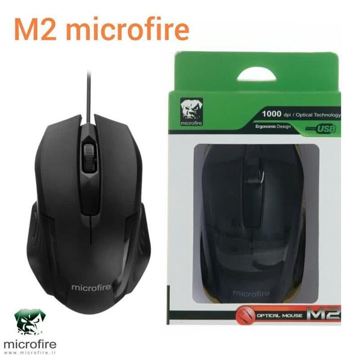 ماوس سیم دار میکروفایرمدل Microfire M2 ا Microfire-M2 Mouse